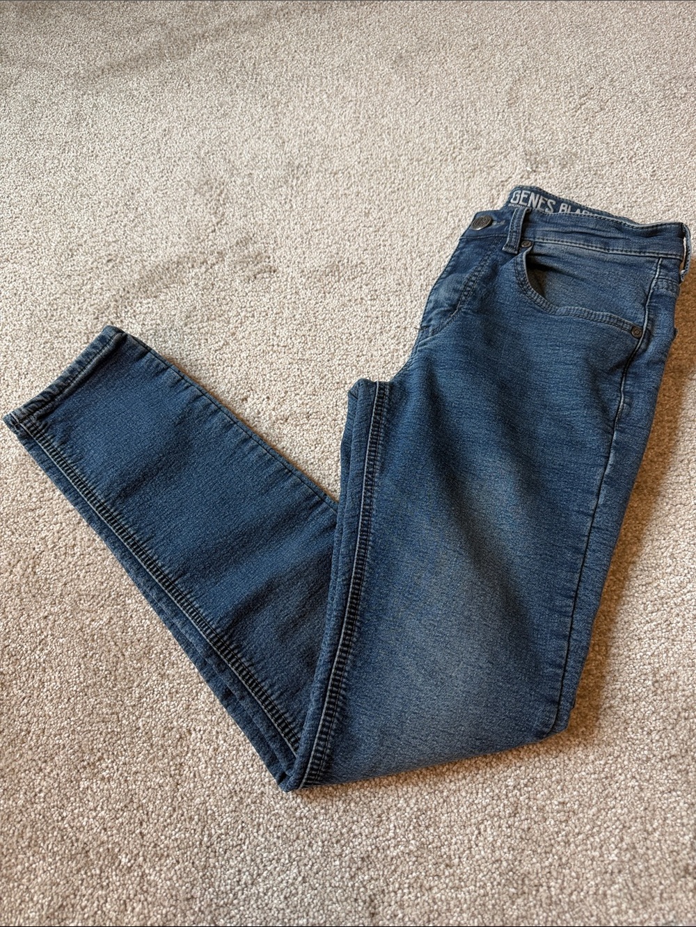 Dark Blue Skinny Fit Jeans